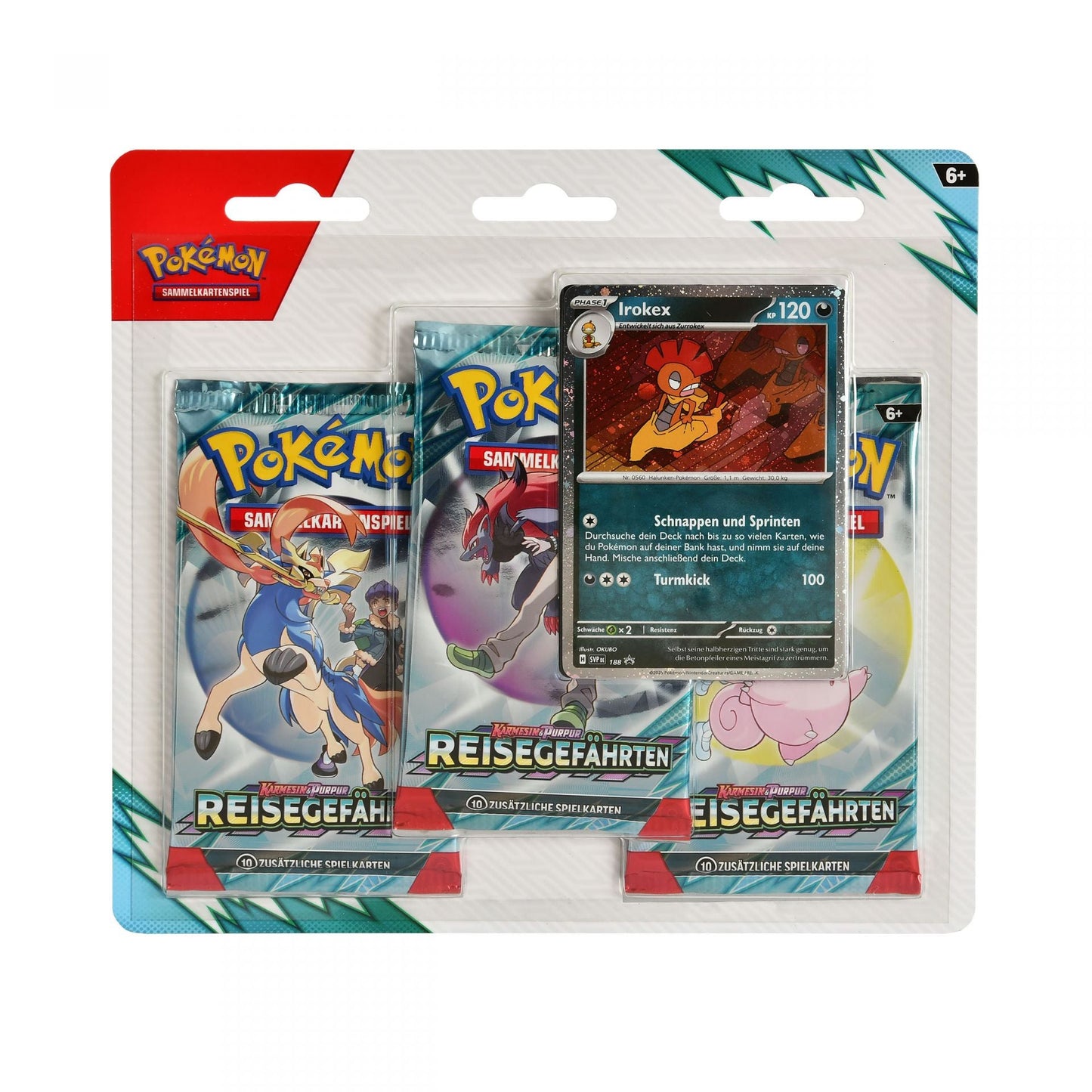 Pokémon - Karmesin & Purpur Reisegefährten Sammelkarten 3 Pack Blister - NerdMania