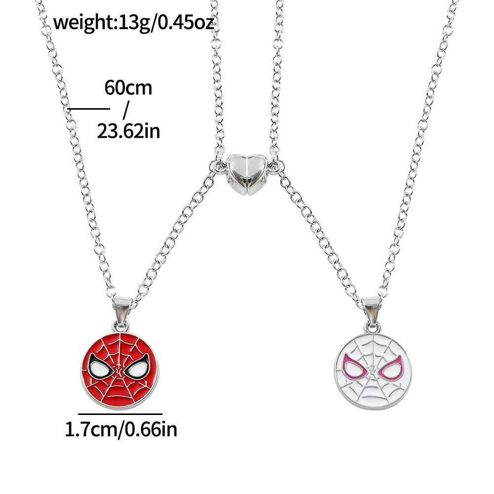 Marvel Superhero Spiderman Halskette 2 Varianten Partnerkette Merchandise Geschenk - NerdMania