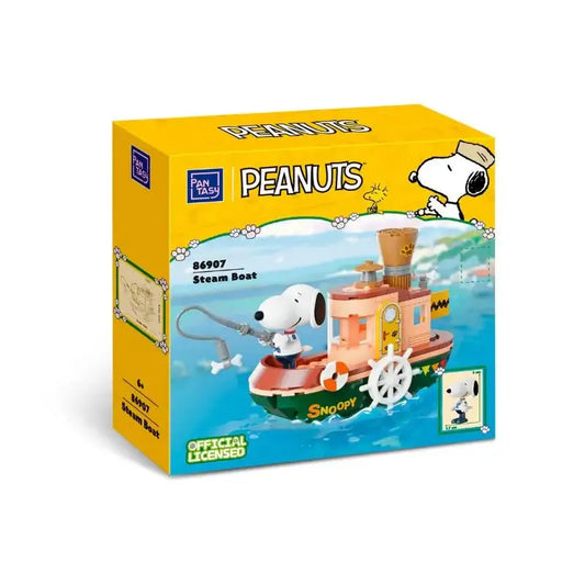 Pantasy Peanuts™ Snoopy Dampfschiff Bausteine Bricks NerdMania