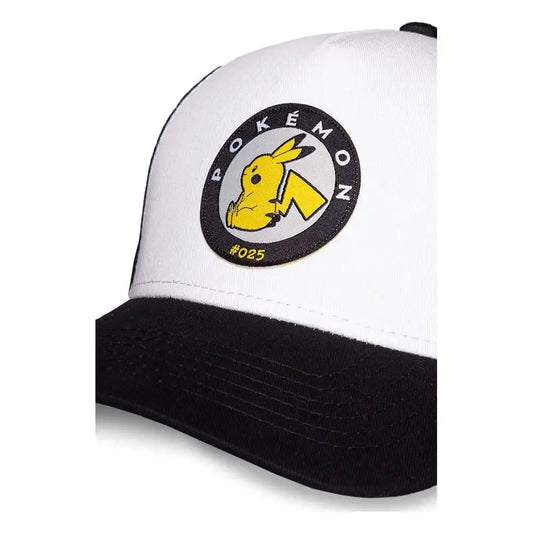 Pokémon Baseball Cap Pikachu Black & White Kappe Merch - NerdMania