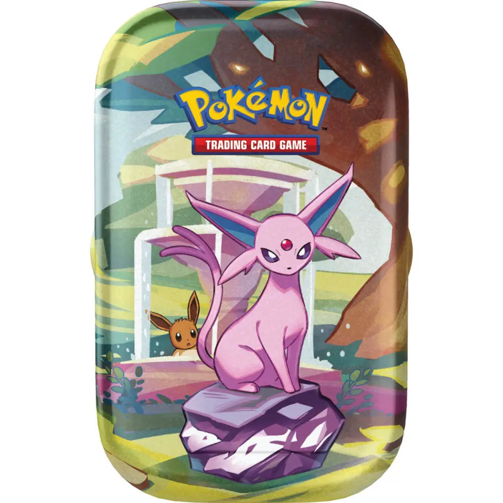 Pokémon Karmesin & Purpur Prismatische Entwicklungen Mini Tin zufälliges Motiv Deutsch TCG Sammelkarten NerdMania