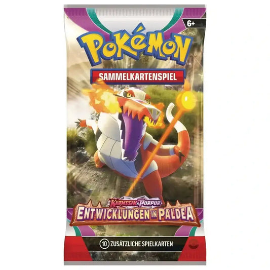 Pokémon Karten Karmesin & Purpur Entwicklungen in Paldea Booster Packs TCG Sammelkarten - NerdMania