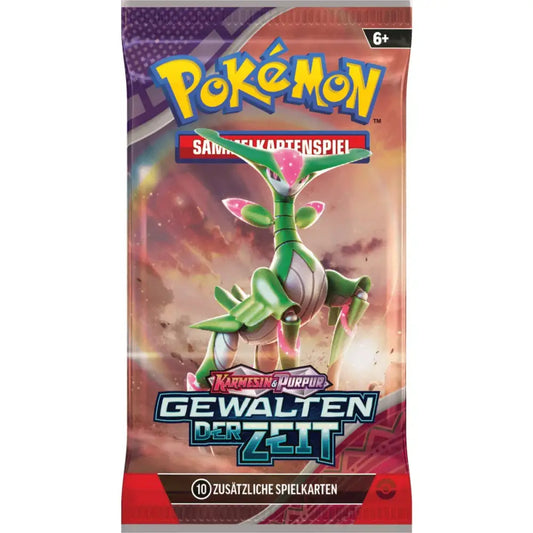 Pokémon Karten Karmesin & Purpur Gewalten der Zeit Booster Pack Sammelkarten - NerdMania
