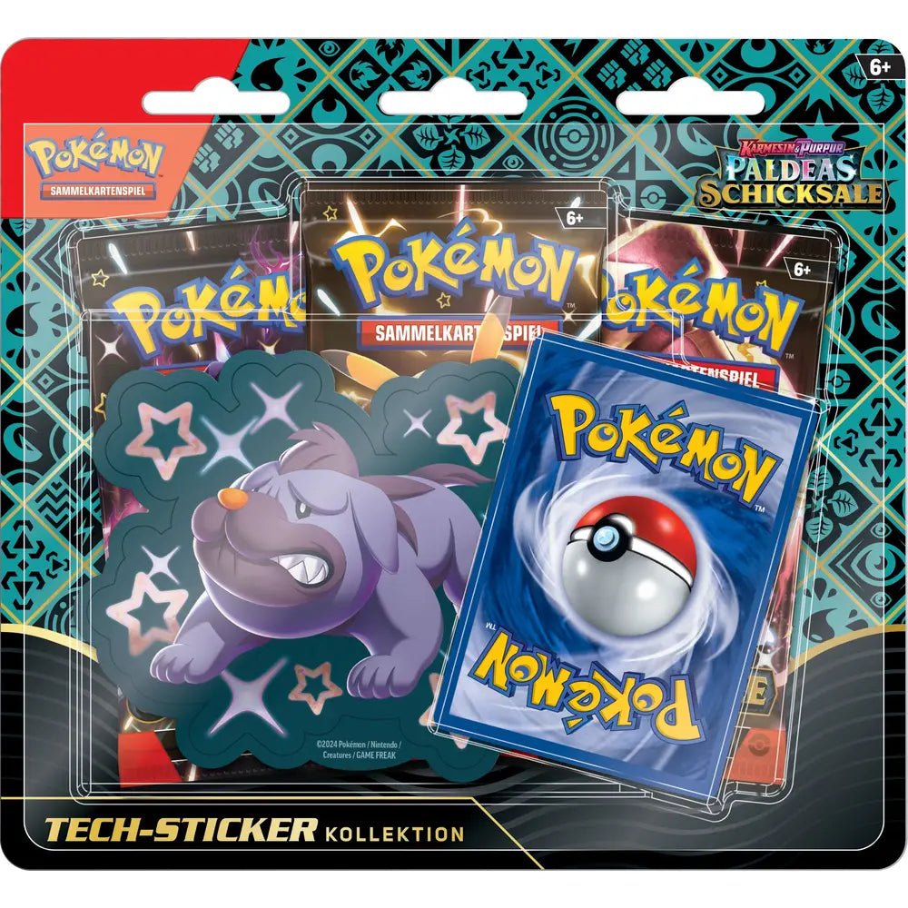 Pokémon Tech-Sticker-Kollektion Karmesin & Purpur - Paldeas Schicksale Sammelkarten - NerdMania
