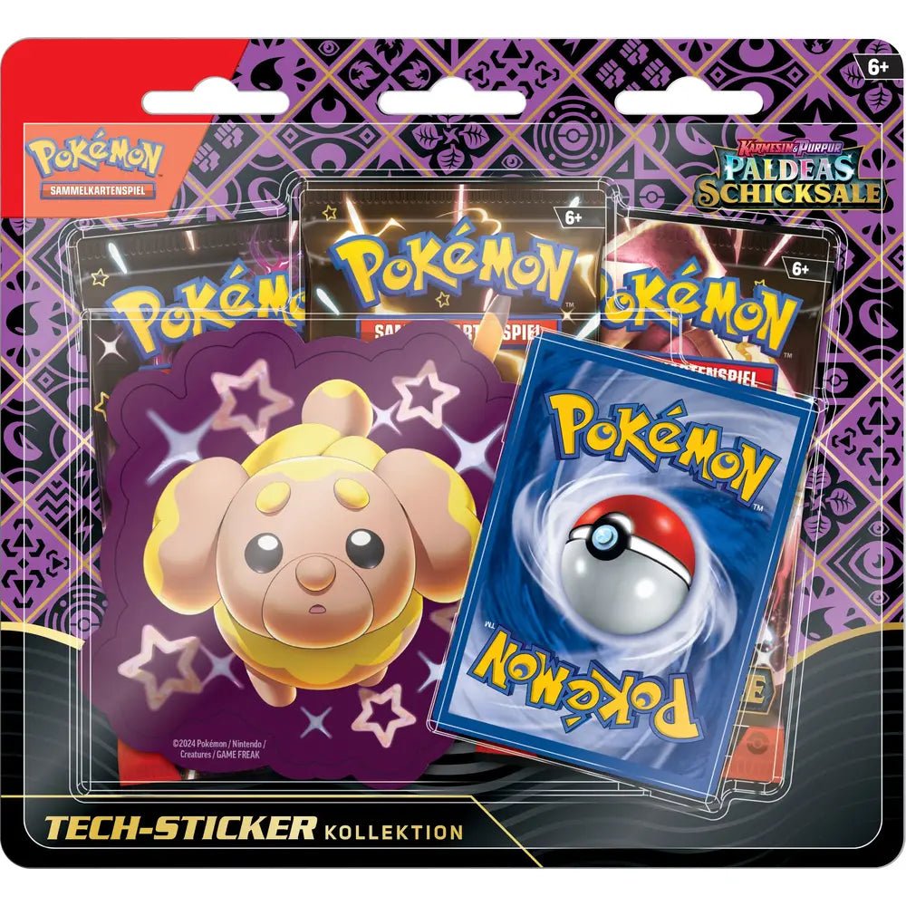 Pokémon Tech-Sticker-Kollektion Karmesin & Purpur - Paldeas Schicksale Sammelkarten - NerdMania