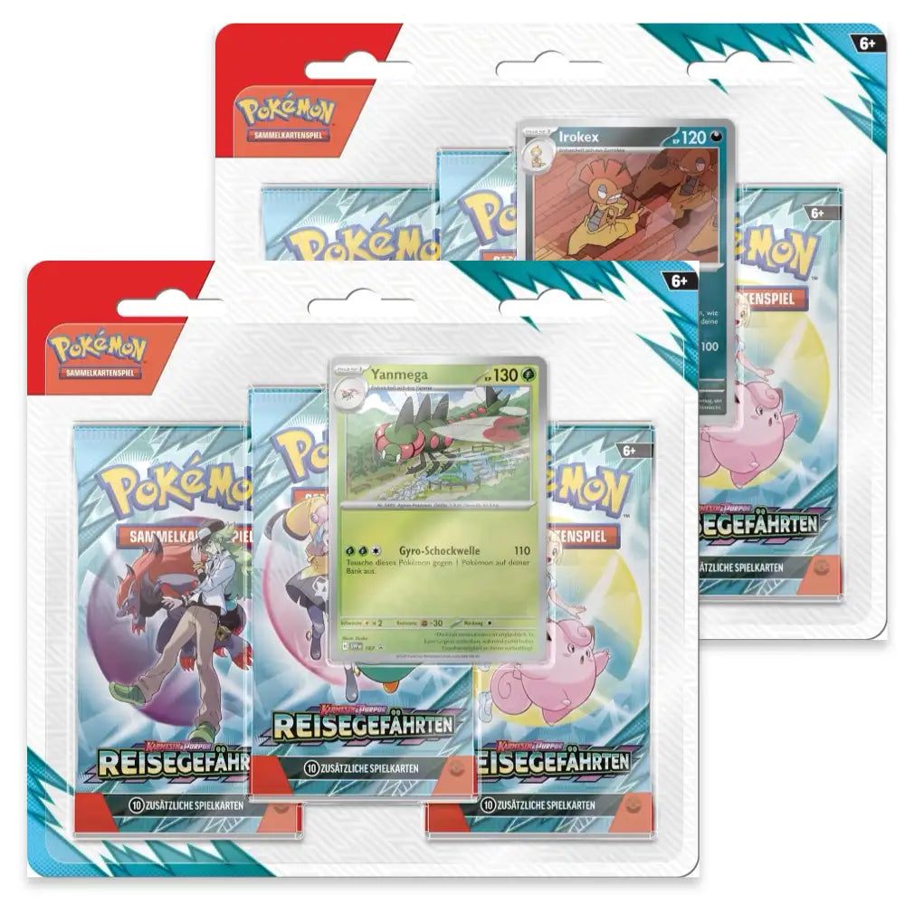 Pokémon - Karmesin & Purpur Reisegefährten Sammelkarten 3 Pack Blister - NerdMania