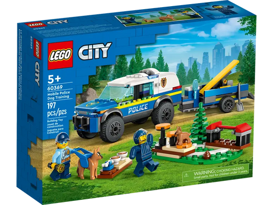 LEGO CITY: Mobiles Polizeihunde-Training (60369) Set Bausteine Bricks Neu