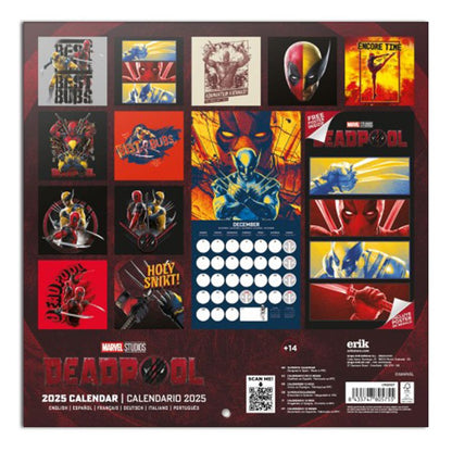 Marvel Deadpool Kalender 2025 Merchandise Fanartikel must have