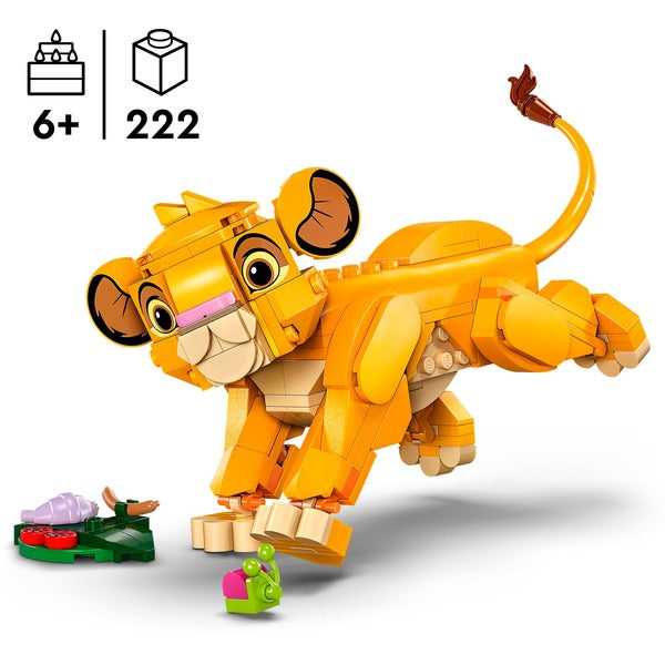 LEGO 43243 Disney Classic Simba, das Löwenjunge des Königs Bricks Bausteine Bausatz