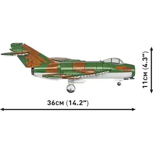 Cobi 5825 MIG-17F (LIM-5) Ost Deutschland Historical Collection Bausteine NerdMania