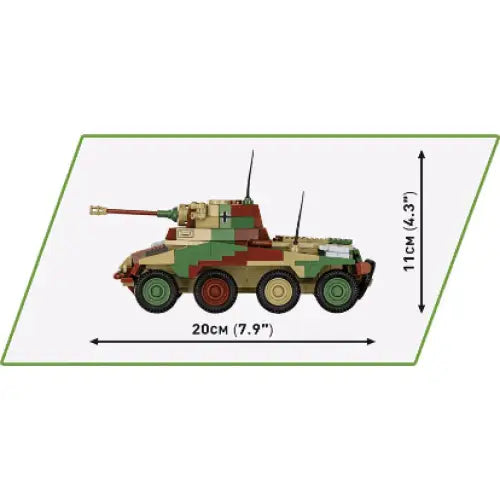 Cobi 2287 Sd.Kfz. 234/2 Puma Historical Collection Panzer Bausteine - NerdMania