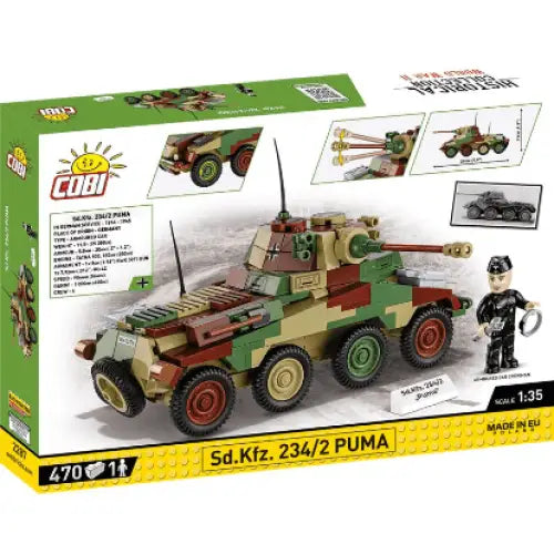 Cobi 2287 Sd.Kfz. 234/2 Puma Historical Collection Panzer Bausteine - NerdMania