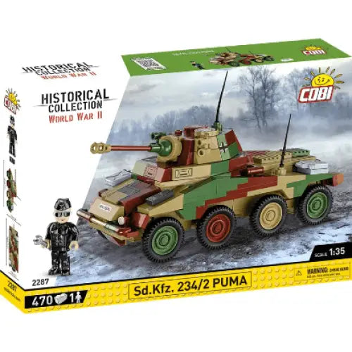 Cobi 2287 Sd.Kfz. 234/2 Puma Historical Collection Panzer Bausteine - NerdMania