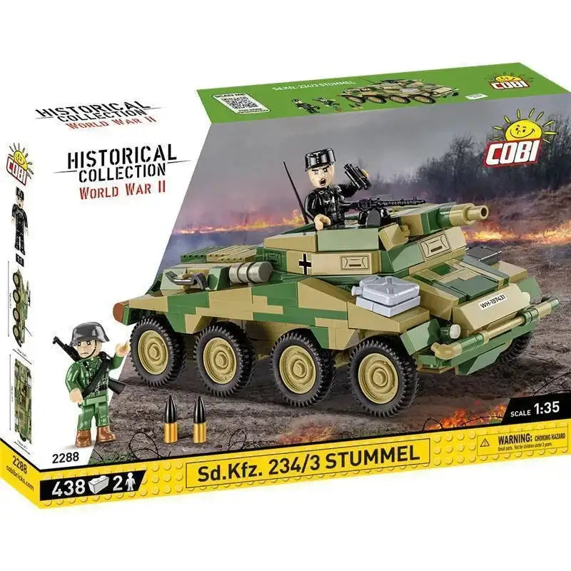 Cobi 2288 Sd.Kfz. 234/3 Stummel Historical Collection Bausteine NerdMania
