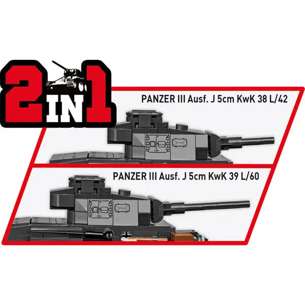 Cobi 2289 Panzer III Ausf. J Historical Collection Bausteine NerdMania