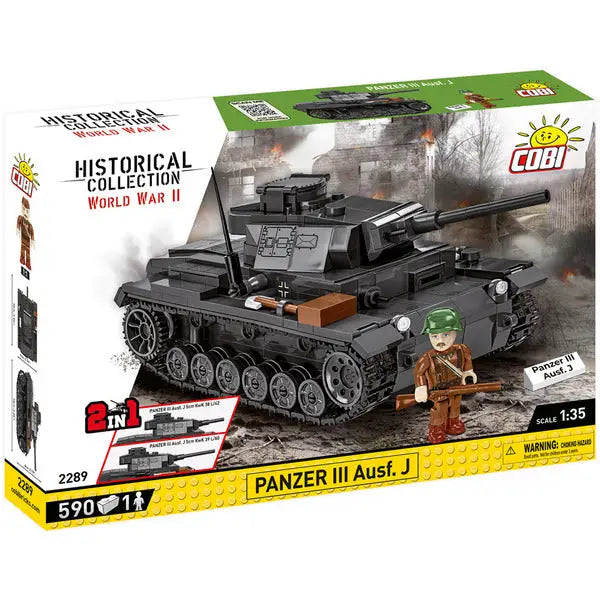 Cobi 2289 Panzer III Ausf. J Historical Collection Bausteine NerdMania