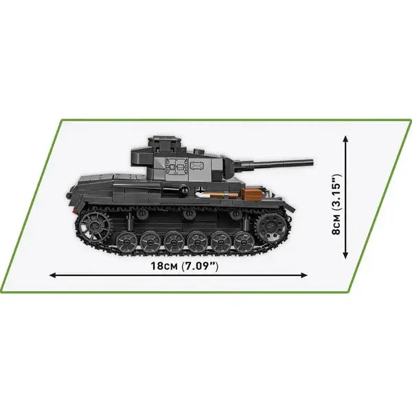 Cobi 2289 Panzer III Ausf. J Historical Collection Bausteine NerdMania