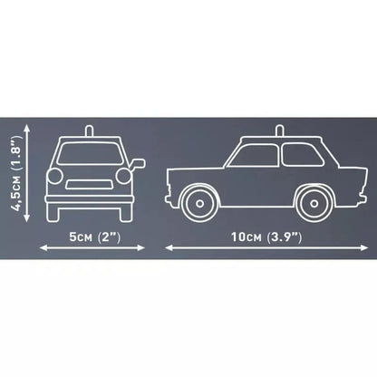 Cobi 24541: Trabant 601 Polizei Youngtimer Collection Bausatz 82 Teile - NerdMania
