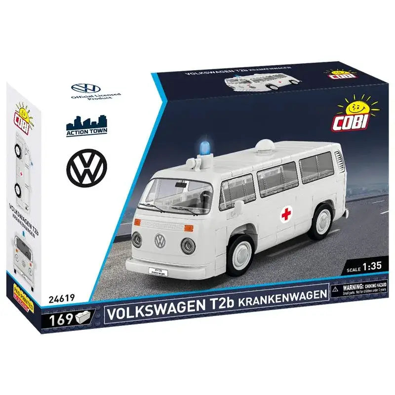Cobi 24619 Volkswagen T2B Krankenwagen Action Town Bausteine Bricks