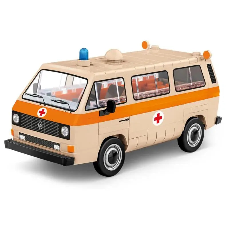 Cobi 24636 Volkswagen T3 Krankenwagen Action Town Bausteine Bricks