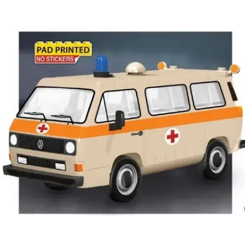Cobi 24636 Volkswagen T3 Krankenwagen Action Town Bausteine Bricks