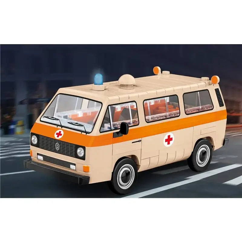 Cobi 24636 Volkswagen T3 Krankenwagen Action Town Bausteine Bricks