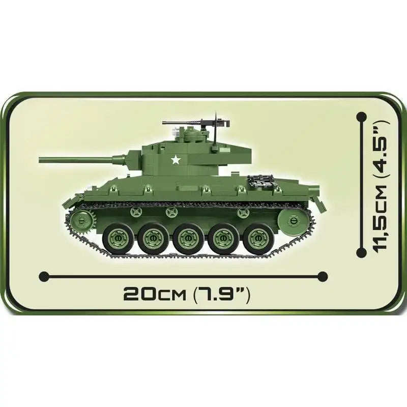 Cobi 2543 M24 Chaffee Historical Collection Bausteine NerdMania