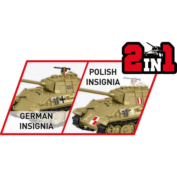 COBI 2655 Panzer V Panther Ausf. G ’Pudel’ Historical Collection Bausteine