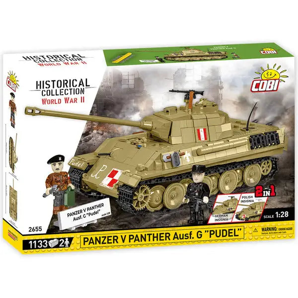 COBI 2655 Panzer V Panther Ausf. G ’Pudel’ Historical Collection Bausteine