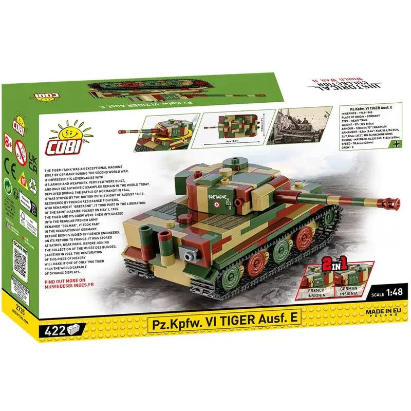 Cobi 2735 Pz.Kpfw. VI Tiger Ausf. E Historical Collection Bausteine Bricks