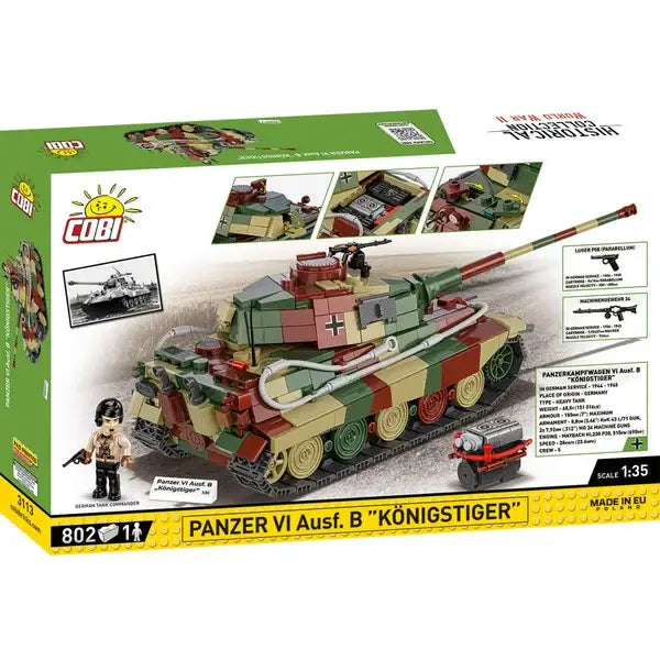 Cobi 3113 Panzer VI Ausf. B Königstiger Historical Collection Bausteine Bricks