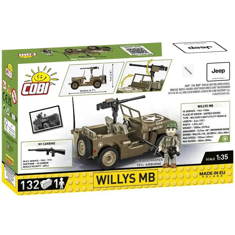 Cobi 3133 Willys MB Jeep Historical Collection Bausteine NerdMania
