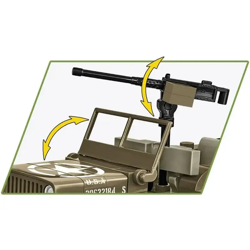 Cobi 3133 Willys MB Jeep Historical Collection Bausteine NerdMania