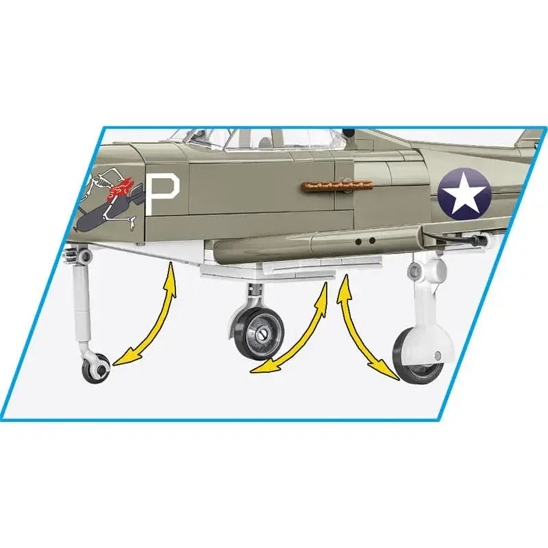 Cobi 5746 BELL P-39D Aircobra Historical Collection Bausteine Bricks