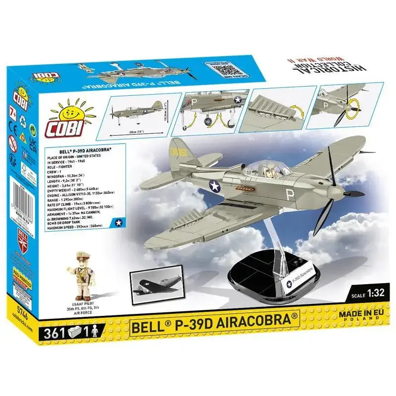 Cobi 5746 BELL P-39D Aircobra Historical Collection Bausteine Bricks