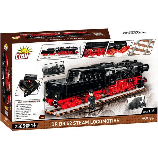 COBI DR BR Class 52 Steam Locomotive Historical Collection Bausteine