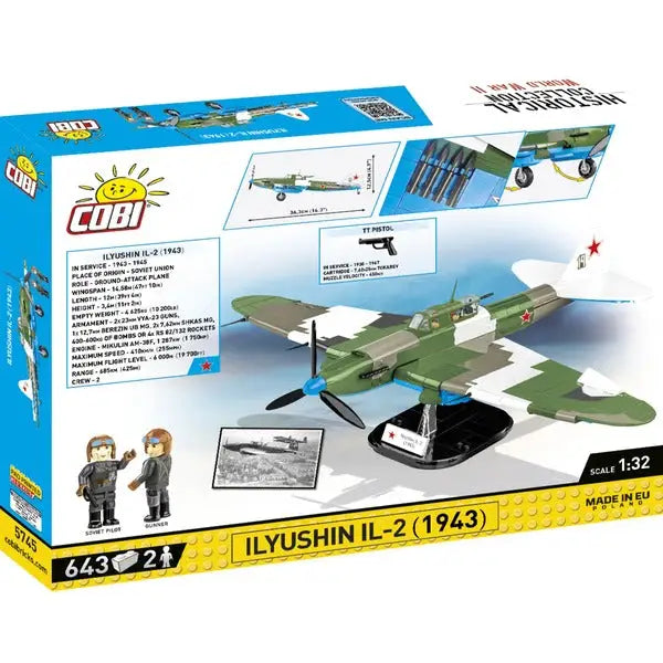 Cobi 5745 Ilyushin IL-2 1943 Historical Collection Bausteine NerdMania