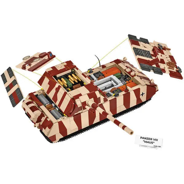 COBI 3138 Panzer VIII Maus Historical Collection Bausteine NerdMania