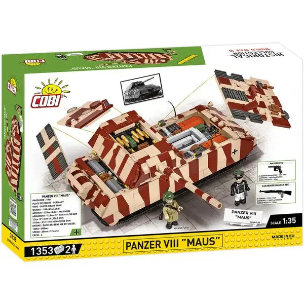 COBI 3138 Panzer VIII Maus Historical Collection Bausteine NerdMania