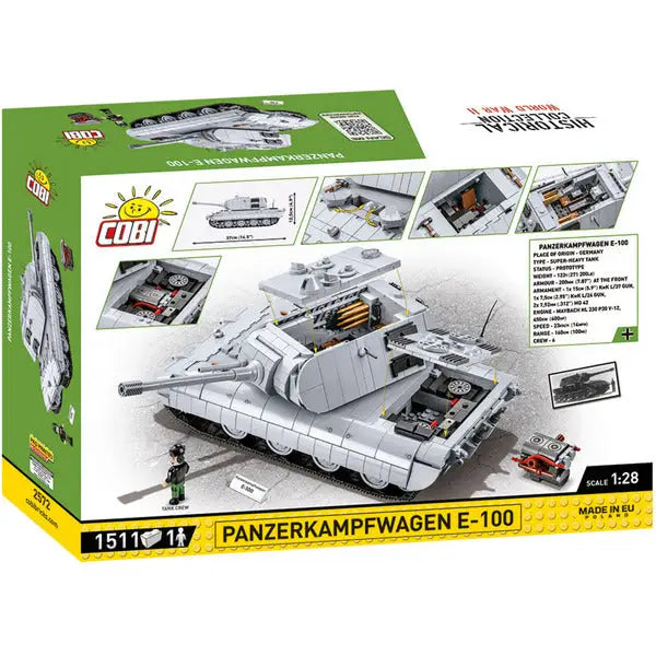 COBI 2572 Panzerkampfwagen E-100 Historical Collection Bausteine NerdMania