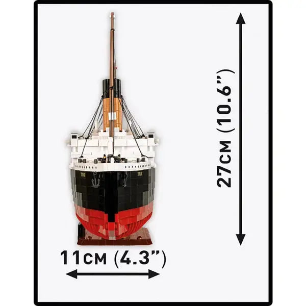 COBI 1686 RMS Titanic 1:300 Historical Collection Bausteine NerdMania