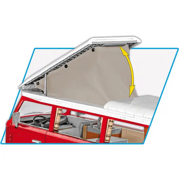 Cobi 24361 Volkswagen T2a Camper Van Executive Edition Bausteine NerdMania