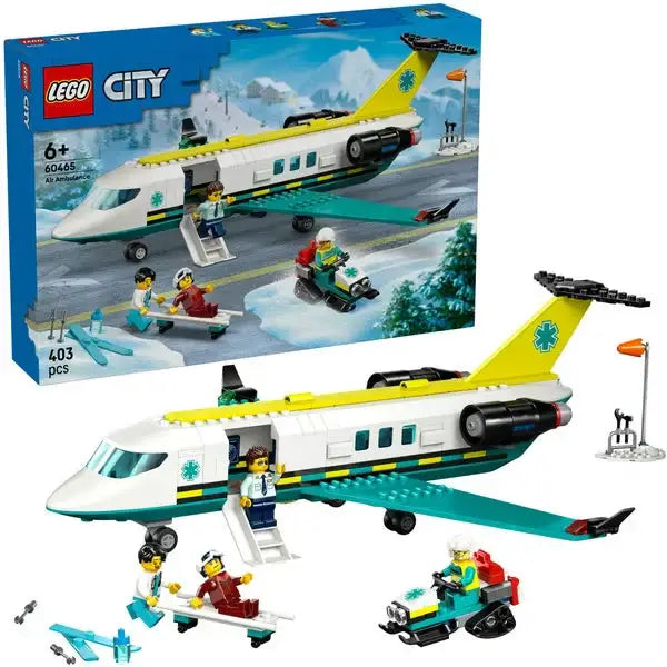 LEGO 60465 City Notfallrettungsflugzeug Klemmbausteine NerdMania