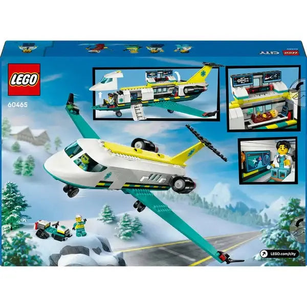 LEGO 60465 City Notfallrettungsflugzeug Klemmbausteine NerdMania