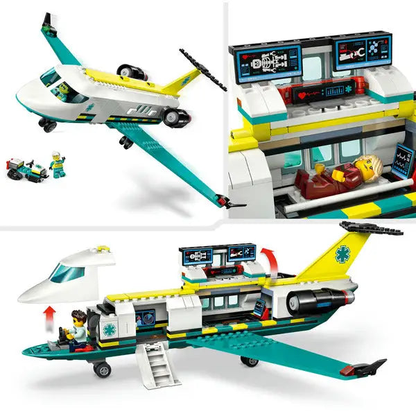 LEGO 60465 City Notfallrettungsflugzeug Klemmbausteine NerdMania