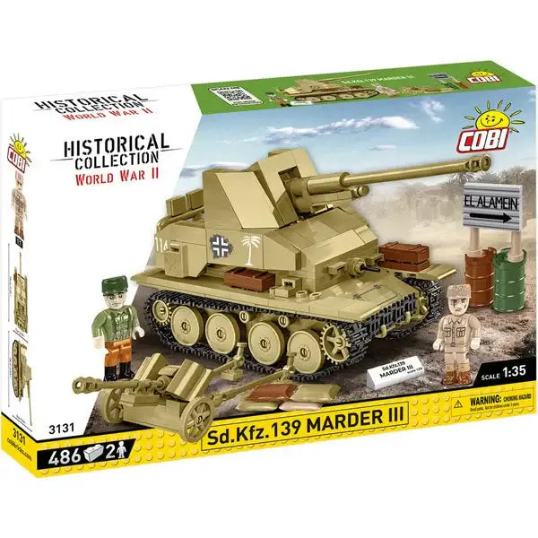 Cobi 3131 Sd.Kfz.139 Marder III Historical Collection Bausteine NerdMania