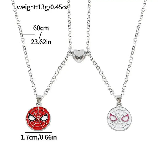 Marvel Superhero Spiderman Halskette 2 Varianten Partnerkette Merchandise Geschenk - NerdMania