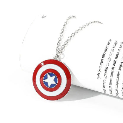 Marvel Superheroes Captain America's Schild Halskette Disney Geek Merchandise Geschenk - NerdMania