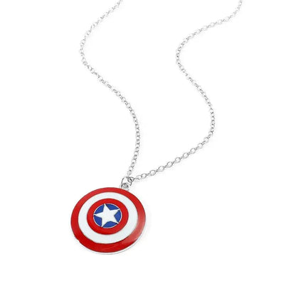 Marvel Superheroes Captain America's Schild Halskette Disney Geek Merchandise Geschenk - NerdMania