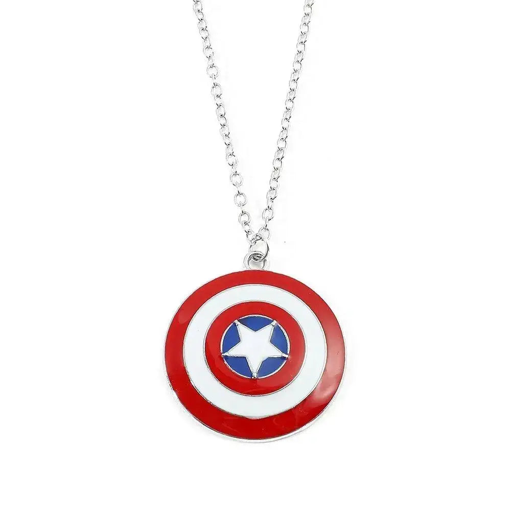 Marvel Superheroes Captain America's Schild Halskette Disney Geek Merchandise Geschenk - NerdMania
